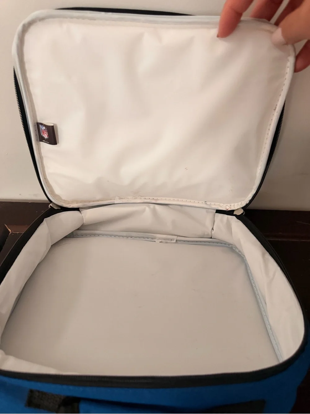 NFL New York Giants Blue Red Lunch Bag
